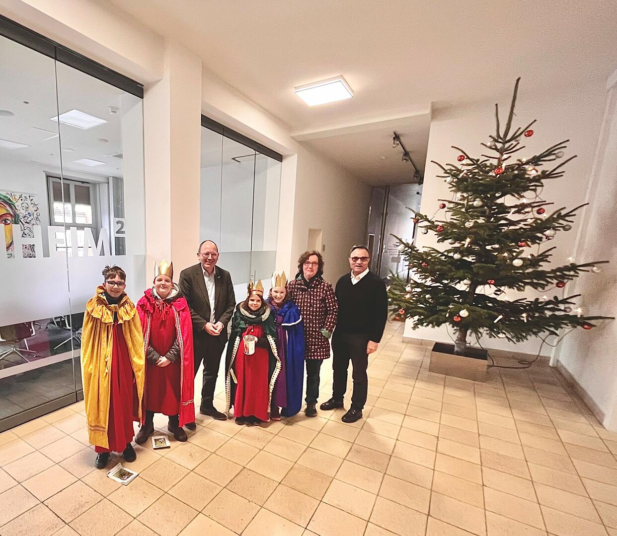 Besuch Der Sternsinger Im Rathaus | Mannheim.de